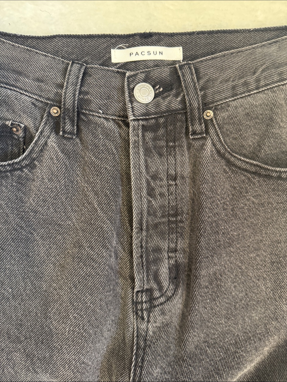 PacSun Black Washed High-Rise Bootcut Jeans